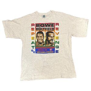 1993 Evander Holyfield Vs. Bowe Heavyweight Championship Bout T-Shirt Size XL